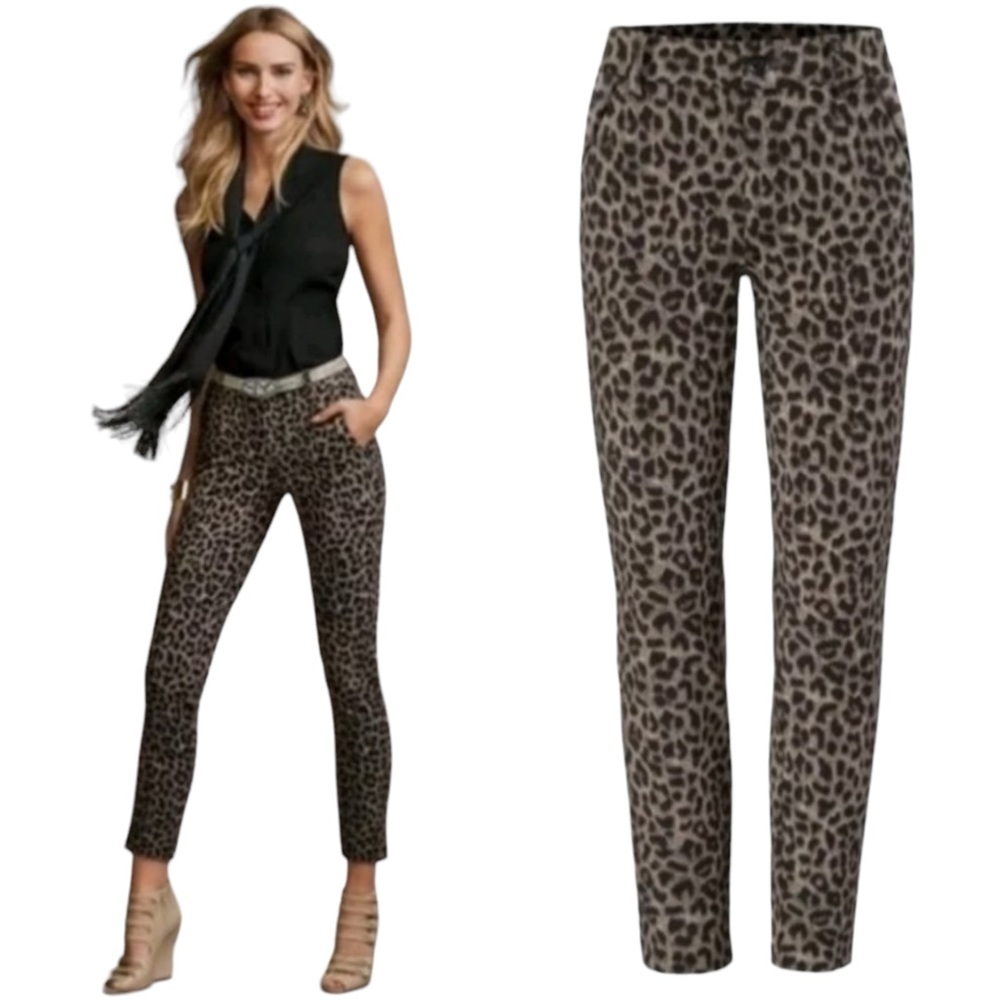 CAbi Jungle Animal Print Ankle Trousers (C1)